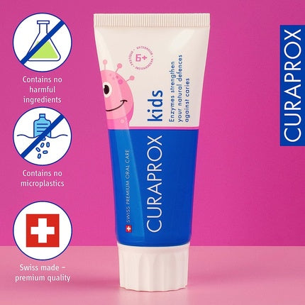 Pasta de dinți copii, Curaprox, pepene verde, 60 ml