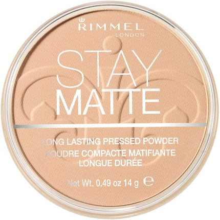Pudra compacta, Rimmel, Stay Matte, Amber, 14g