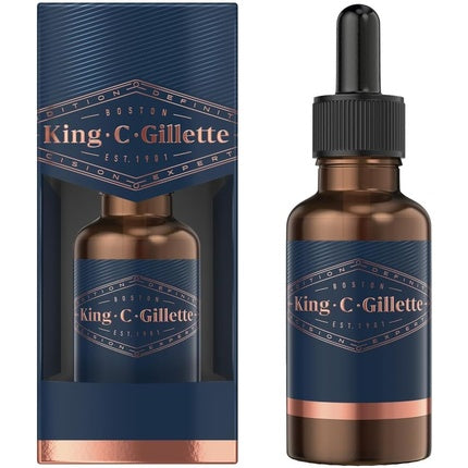 Ulei barbă, King C. Gillette, 30ml, maro