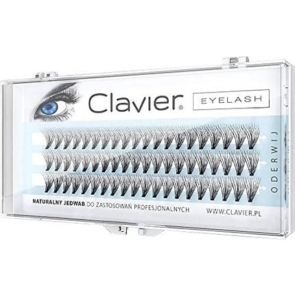 Gene false Clavier, C-Curl, mătase, negru