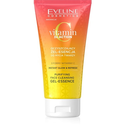 Gel de curățare față, Eveline, Vitamin C, 150ml