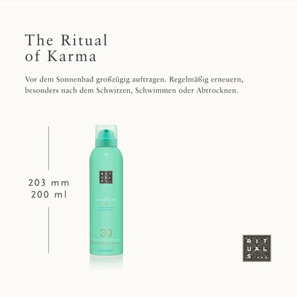 Spray de protecție solară, Rituals, The Ritual of Karma, SPF 30