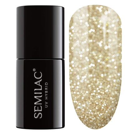 Lac de Unghii, Semilac, Platinum Light Gold, 7ml