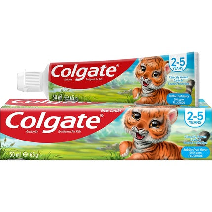 Pasta de dinti pentru copii, Colgate, Bubble Fruit, 50ml