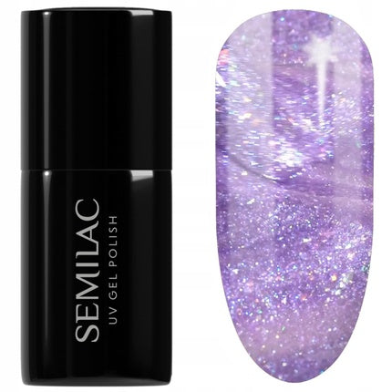 Lac de Unghii UV, Semilac, Violet Vibes, 7ml
