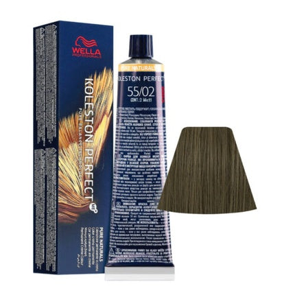 Vopsea de păr, Wella, Koleston Perfect Me+ 55/02, maro deschis intens natural
