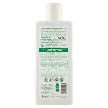 Cremă de corp Equilibra Aloe, hidratantă, 250 ml
