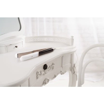 Placă păr, Eta, Fenité, alb-auriu, ceramic