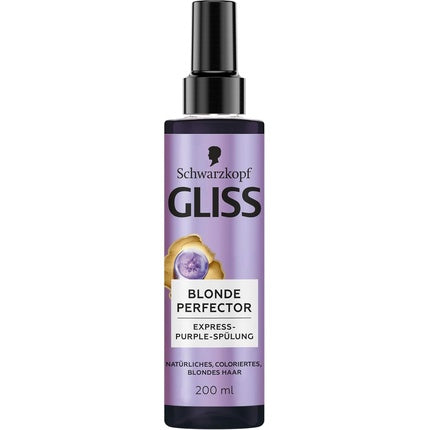 Balsam păr, Gliss, Blonde Perfector, mov, 200ml