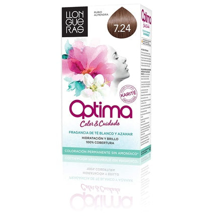 Vopsea de păr Llongueras Optima 7.24 Blond Migdal