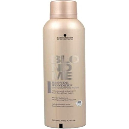 Șampon uscat spumă, Schwarzkopf Blondme Blonde Wonders, 300ml