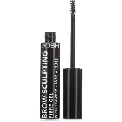 Gel pentru sprâncene, Gosh, Brow Sculpting Fibre, castaniu