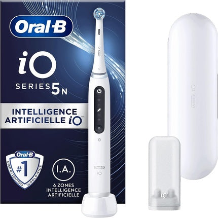 Periuță electrică, Oral-B, iO 5N, alb cu Bluetooth