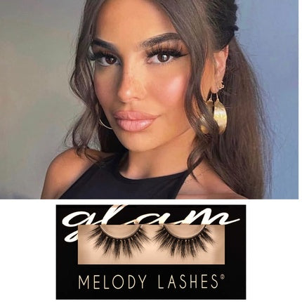 Gene false Melody Lashes Stella, negru, reutilizabile