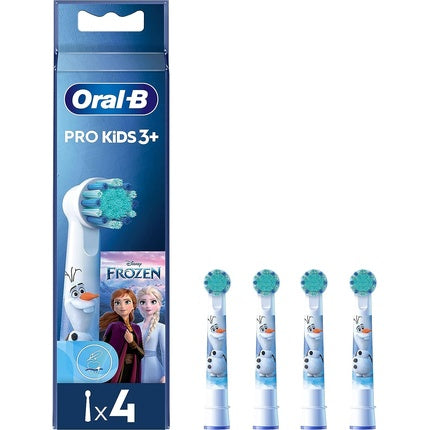 Capete periuta electrica copii, Oral-B, Pro Kids, Frozen, Extra Soft, set 4 buc