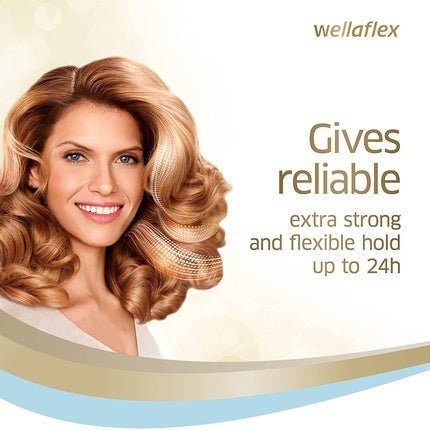 Spumă pentru păr, Wella, Wellaflex, extra puternică, 200 ml, auriu