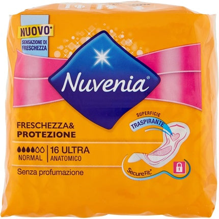 Absorbante Ultra Subțiri, Nuvenia, 16 Bucăți, Galben