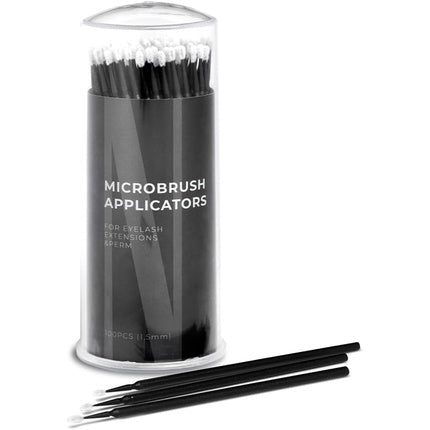 Aplicatoare gene false, Nanolash, microbrush, 100 bucăți