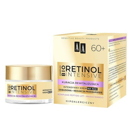 Cremă de noapte, Aa, Retinol Intensive 60+, 50 ml