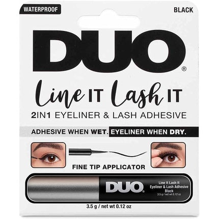 Adeziv gene false, Duo, Line It Lash It, negru