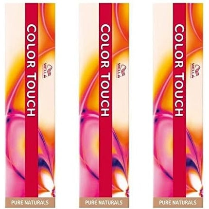 Vopsea de par, Wella Colour Touch, Pure Naturals 3/0 60ml, Set 3 buc
