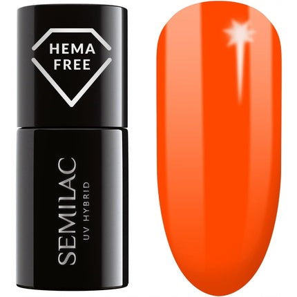 Lac Gel, Semilac, YOLO Orange, 7ml