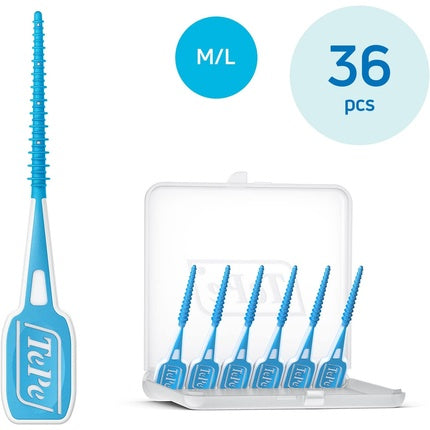 Scobitori dentare, Tepe, EasyPick, marime M/L, 36 buc, Albastru