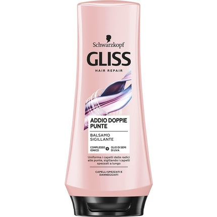 Balsam Schwarzkopf Gliss Addio Doppie Punte, roz, 200ml