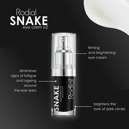 Cremă de ochi, Rodial, Snake Eye Cream 02, negru, 15ml