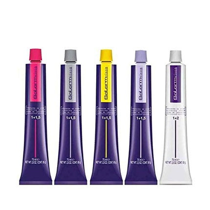 Vopsea permanentă Salerm, 6.99 Blond închis intens violet