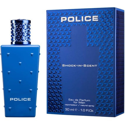 Parfum Police Shock-In-Scent, albastru, 30 ml