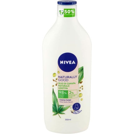 Cremă corp, Nivea, Naturally Good, canepă 350ml