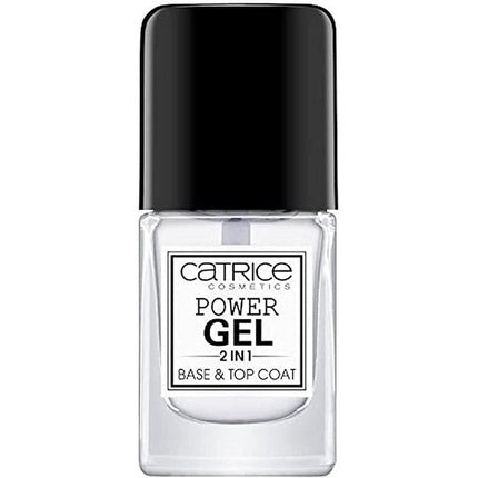 Lac de unghii, Catrice, Gel Base 2-in-1, incolor