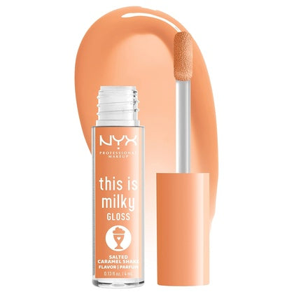 Lip Gloss, NYX, This Is Milky, caramel sărat