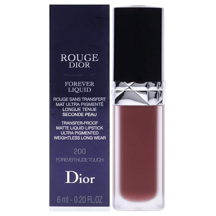 Ruj lichid mat, Dior, Rouge Dior Forever, 200 Forevernude Touch