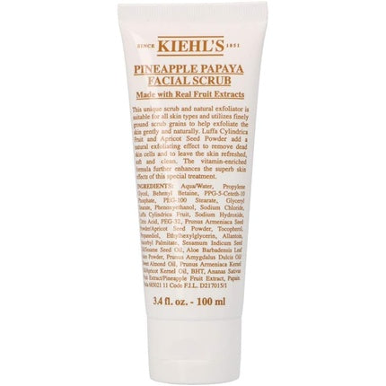 Exfoliant facial, Kiehl's, Pineapple Papaya, 100ml
