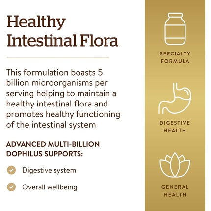 Supliment Solgar, Advanced Multi-Billion Dophilus, Capsule Vegane, 60 buc