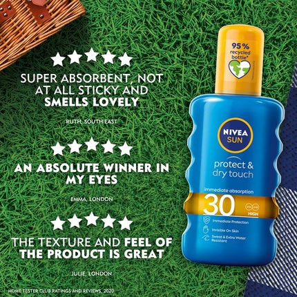 Spray protecție solară, Nivea Sun, SPF30, 200ml