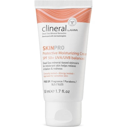 Cremă protectoare hidratantă, Ahava, Clineral Skinpro SPF50, 50ml