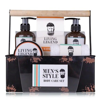Set Cadou Bărbați, Accentra, Men's Style, negru/lemn