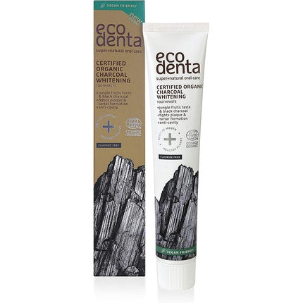 Pasta de dinti, Ecodenta, Charcoal, 75ml