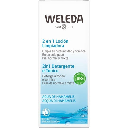 Loțiune Demachiantă, Weleda, 2 în 1, albastru, 100ml