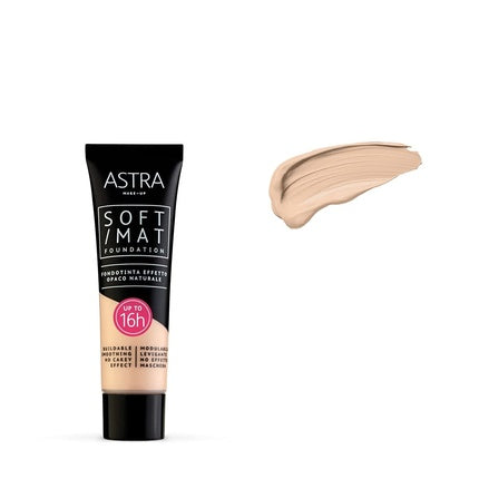 Fond de ten mat, Astra, Soft Mat Foundation, nuanta Vanilie