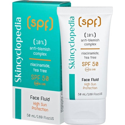 Cremă de față SPF 50, Skincyclopedia, 10% Complex anti-imperfecțiuni, 50ml