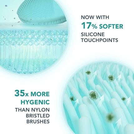 Perie curățare facială, Foreo, Luna 4 Mini, albastru arctic