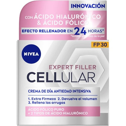 Crema de Zi, Nivea, CELLULAR FILLER Hyaluronic SPF30, 50ml