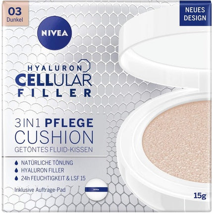 Cremă Colorantă Nivea Cellular Cushion, 3in1, Maro Închis