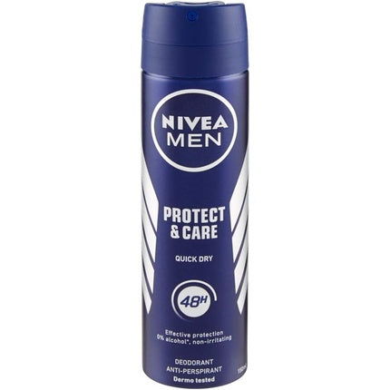 Deodorant Spray, Nivea Men, Protect & Care, albastru, 150ml