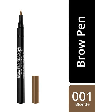 Creion Sprancene, Rimmel, Brow Pro Micro Precision 001 Blonde, 1ml