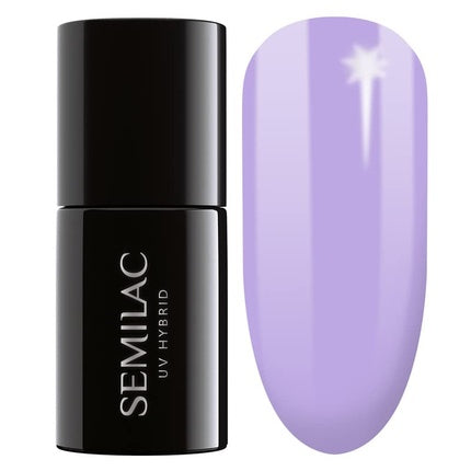 Lac unghii, Semilac, Super Cover Violet, 7ml